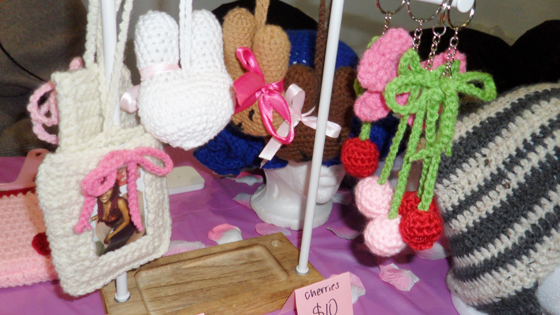 bunny + cherry charms